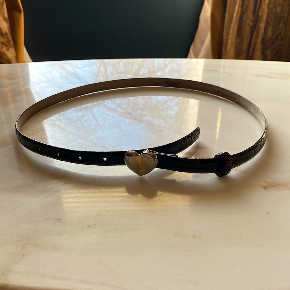 VTG Donna Karan Genuine Crocodile Belt 🖤